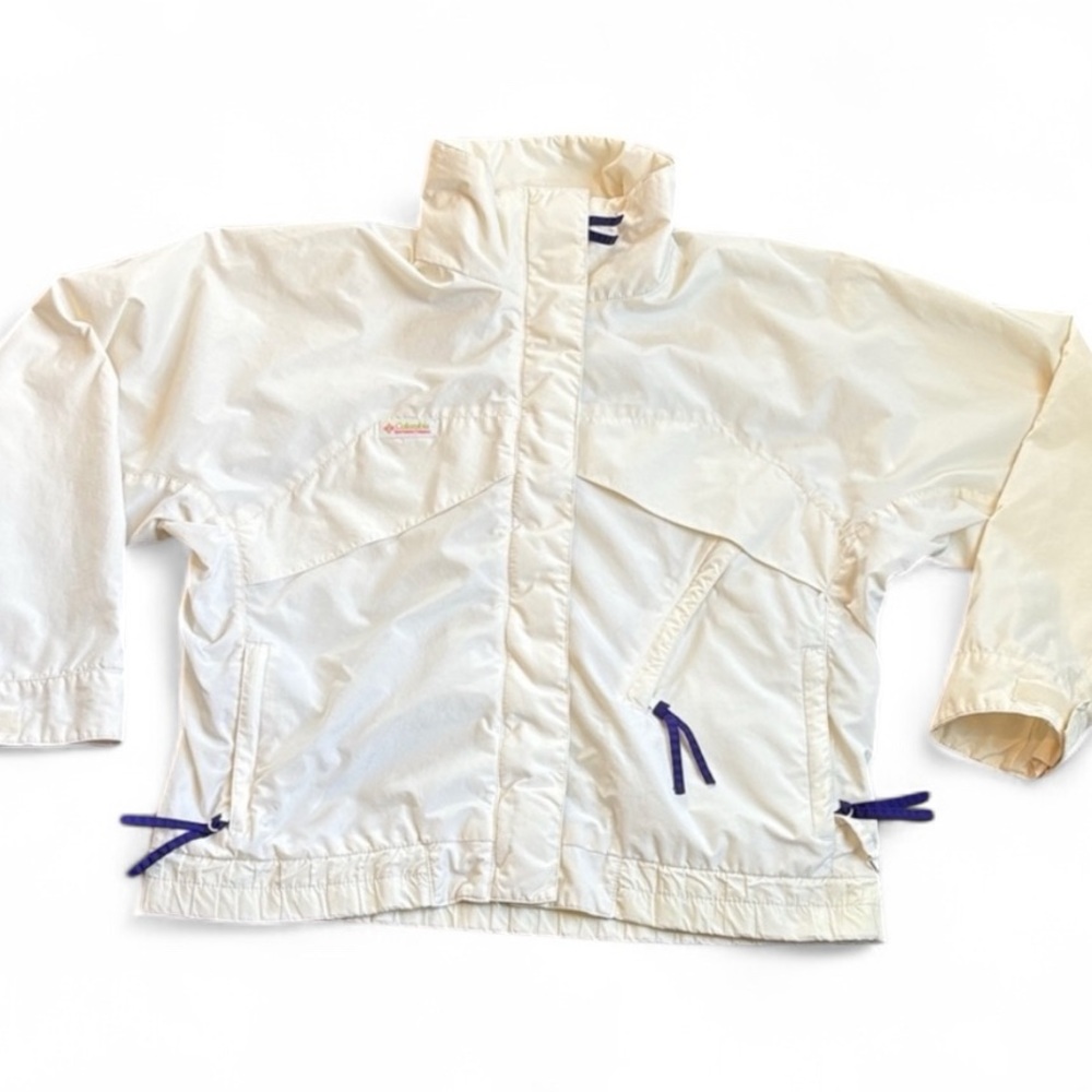 Vintage Columbia Whirlibird Jacket Women’s XL Ivory Ski Outdoor 90s
